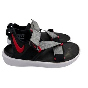 Nike Vista Men Sandals Size 7 Black/White/Wolf Grey/University Red DJ6606-002‎